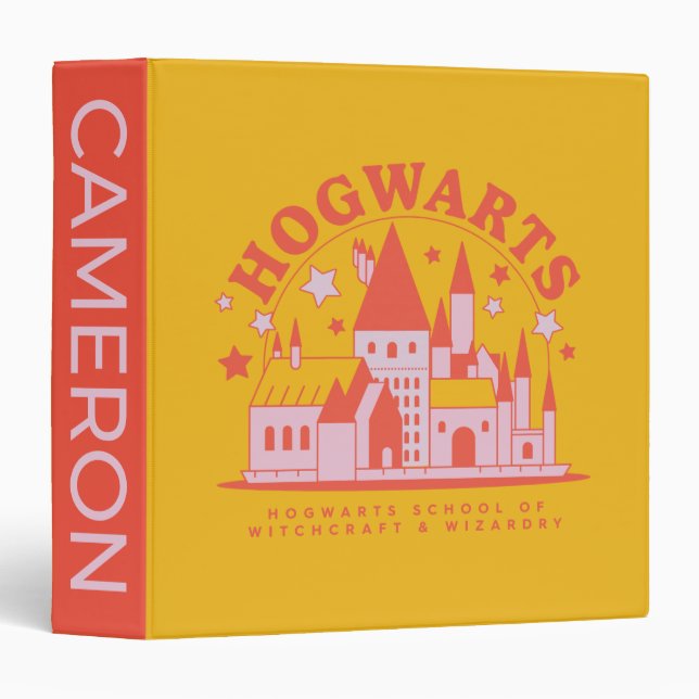 HARRY POTTER™ | Cute HOGWARTS™ School 3 Ring Binder (Front/Spine)