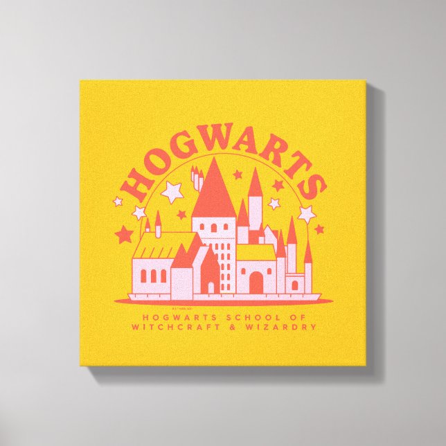 HARRY POTTER™ | Cute HOGWARTS™ School Canvas Print (Front)