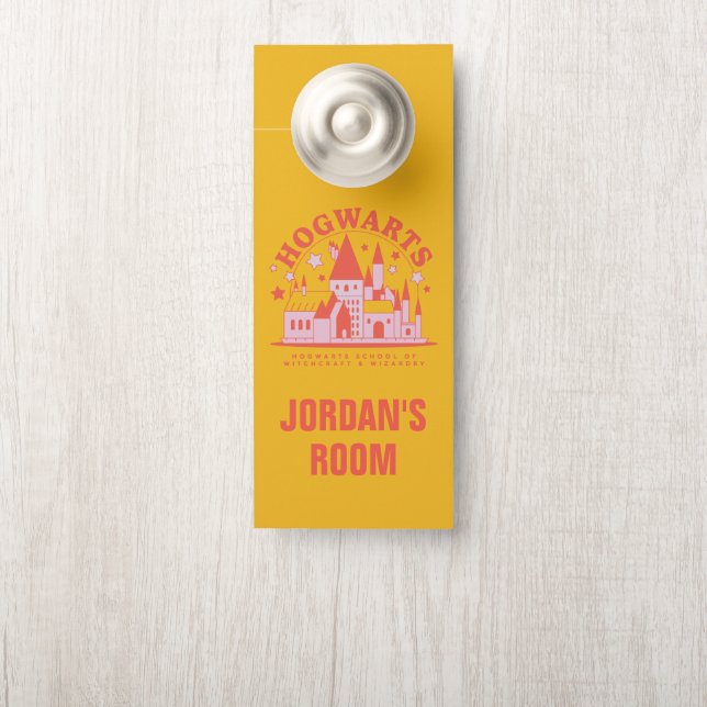 HARRY POTTER™ | Cute HOGWARTS™ School Door Hanger (On Knob)
