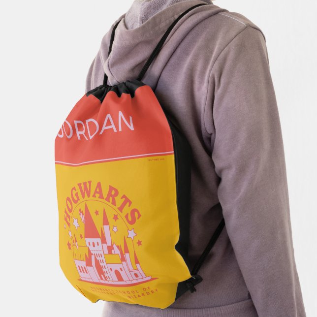 HARRY POTTER™ | Cute HOGWARTS™ School Drawstring Bag (Insitu)