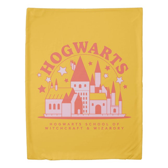 HARRY POTTER™ | Cute HOGWARTS™ School Duvet Cover (Front)