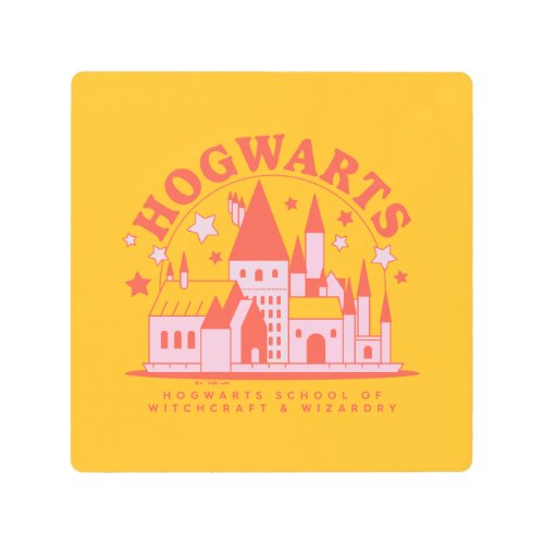 HARRY POTTER  Cute HOGWARTS School Metal Print