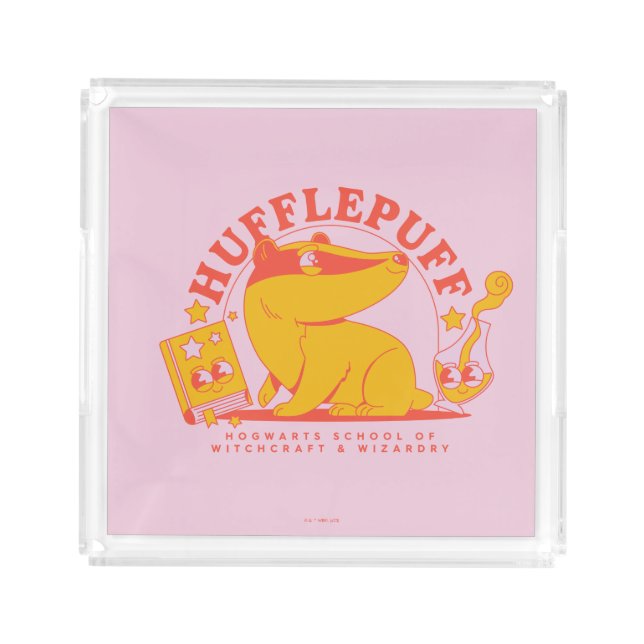 HARRY POTTER™ | Cute HUFFLEPUFF™ Acrylic Tray (Front)