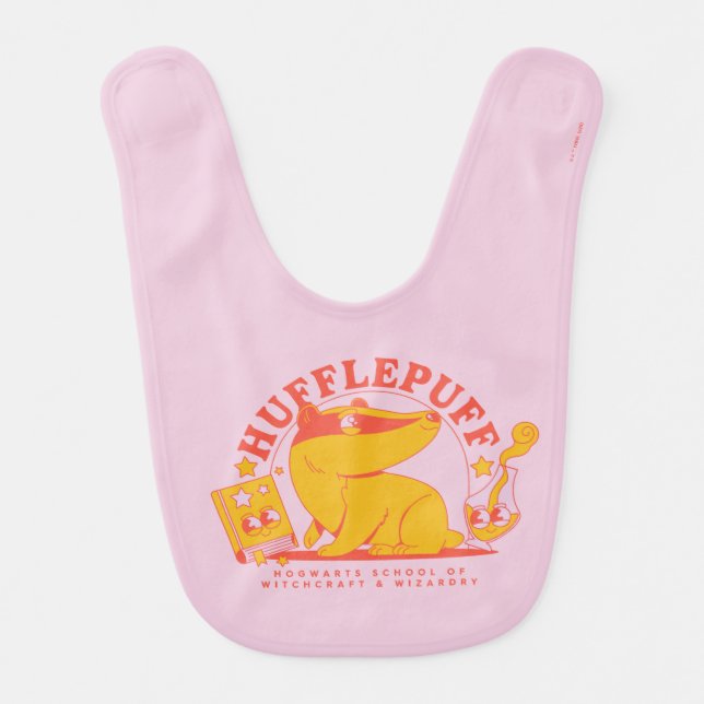 HARRY POTTER™ | Cute HUFFLEPUFF™ Baby Bib (Front)