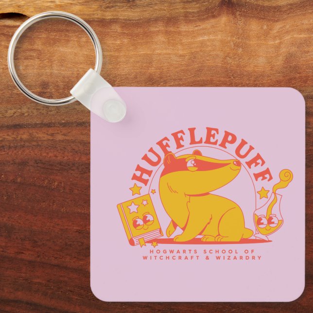 HARRY POTTER™ | Cute HUFFLEPUFF™ Keychain (Front)