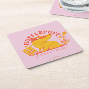 HARRY POTTER™   Cute HUFFLEPUFF™ Square Paper Coaster