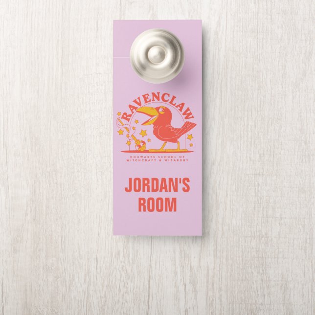 HARRY POTTER™ | Cute RAVENCLAW™ Hogwarts School Door Hanger (On Knob)