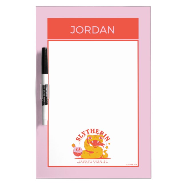 HARRY POTTER™ | Cute SLYTHERIN™ Hogwarts School Dry Erase Board (Front)