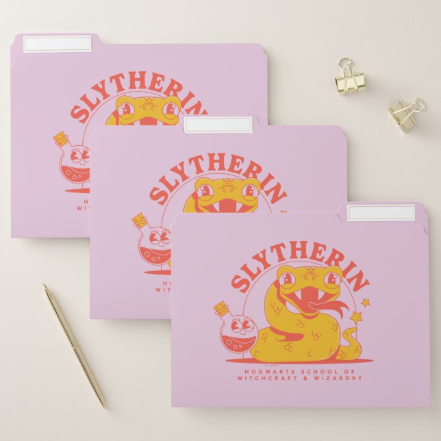 HARRY POTTER™ | Cute SLYTHERIN™ Hogwarts School File Folder (Set)