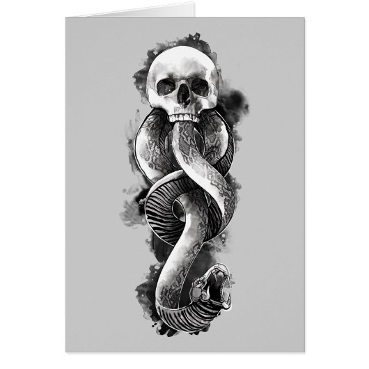 Harry Potter | Dark Mark Watercolor Cards (Front)