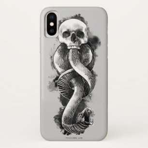 Harry Potter Dark Mark Watercolor iPhone X Case