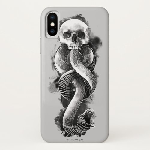 Harry Potter  Dark Mark Watercolor iPhone X Case