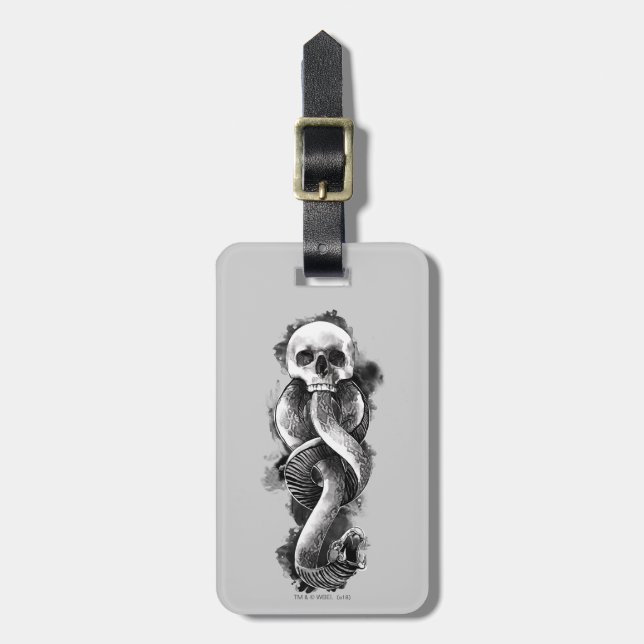 Harry Potter | Dark Mark Watercolor Luggage Tag (Front Vertical)