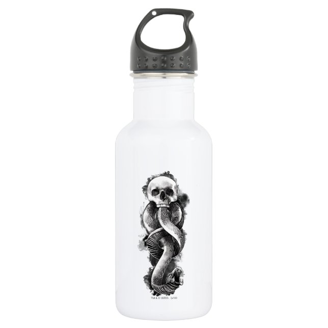 Harry Potter | Dark Mark Watercolor Stainless Steel Water Bottle (Front)