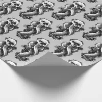 GRAPHICS & MORE Harry Potter Black and White Chibi Pattern Gift Wrap  Wrapping Paper Rolls
