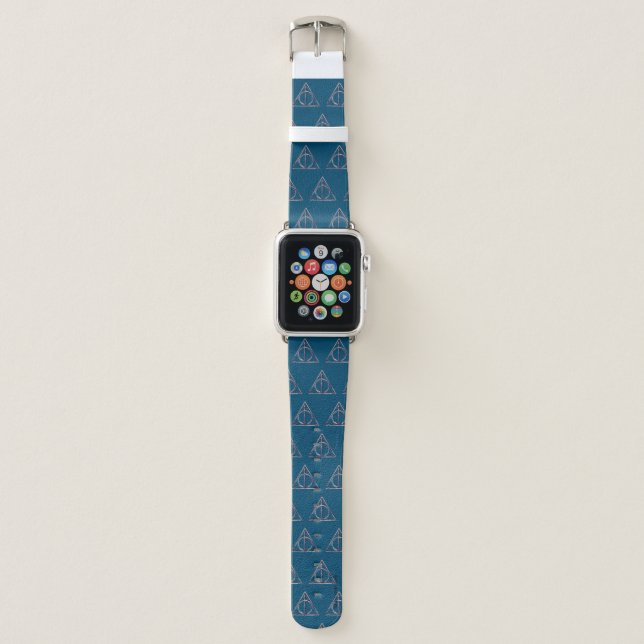 Harry Potter | Deathly Hallows Watercolor Apple Watch Band (Front)