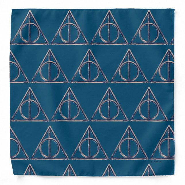 Harry Potter | Deathly Hallows Watercolor Bandana (Front)