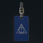 Harry Potter | Deathly Hallows Watercolor Luggage Tag<br><div class="desc">Check out this watercolor Deathly Hallows symbol,  representing the Elder Wand,  Resurrection Stone,  and Cloak of Invisibility.</div>