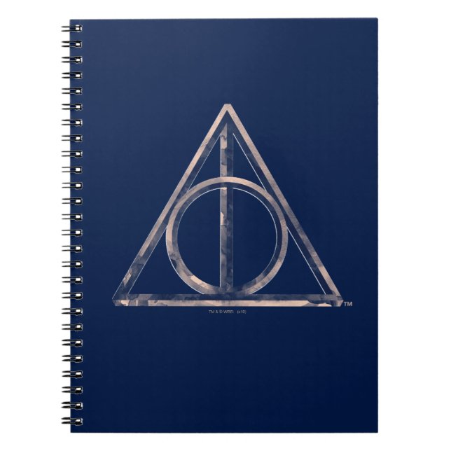 Harry Potter | Deathly Hallows Watercolor Notebook (Front)