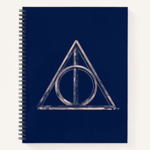 Harry Potter Deathly Hallows Watercolor Notebook
