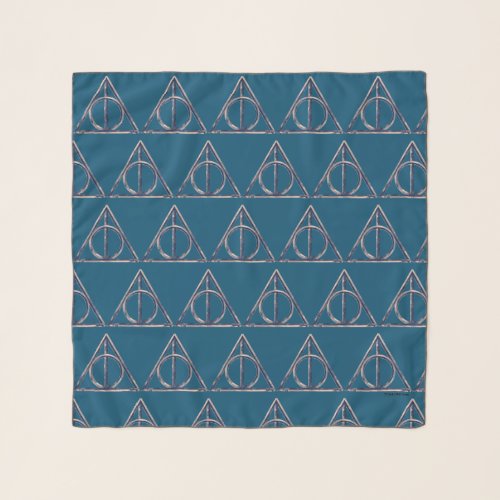 Harry Potter  Deathly Hallows Watercolor Scarf