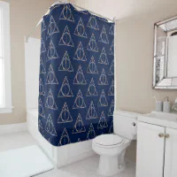 Harry Potter | Deathly Hallows Watercolor Shower Curtain
