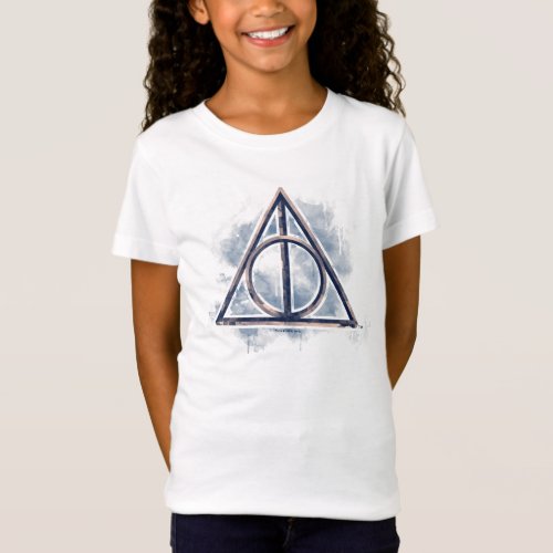 Harry Potter  Deathly Hallows Watercolor T_Shirt