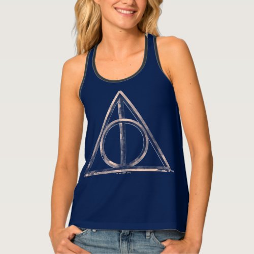 Harry Potter  Deathly Hallows Watercolor Tank Top