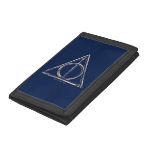 Harry Potter Deathly Hallows Watercolor Tri-fold Wallet