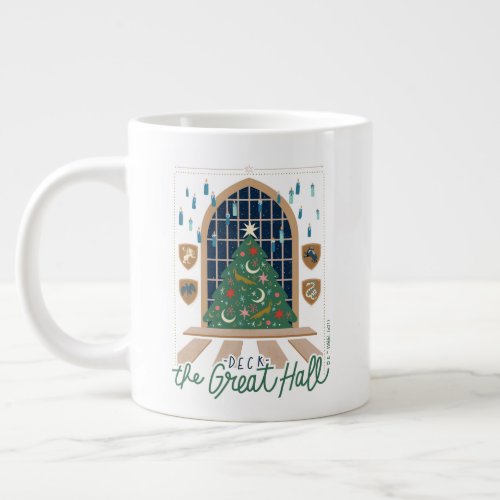 Harry Potter  Deck the Great Hall Giant Coffee Mug