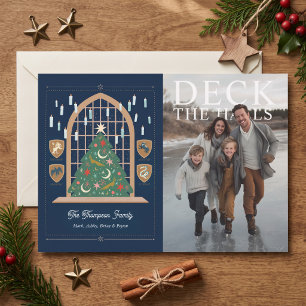 Harry Potter Deck the Great Hall Photo Holiday Card