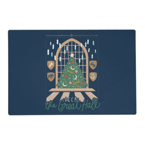 Harry Potter  Deck the Great Hall Placemat