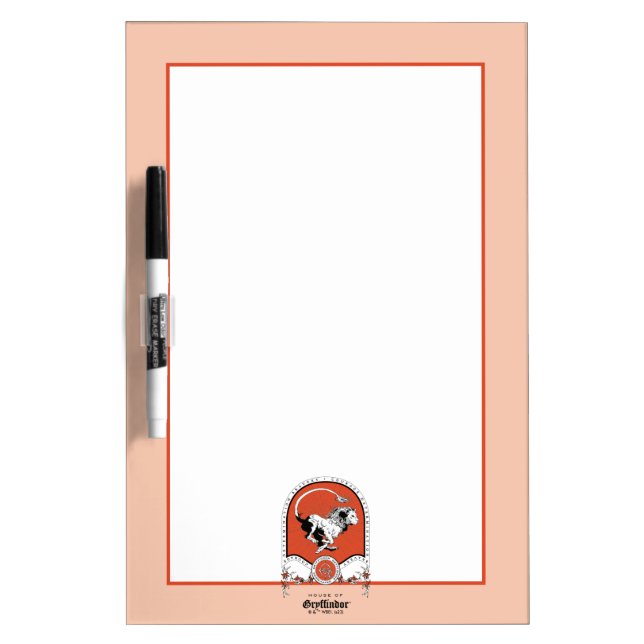 HARRY POTTER™ | Delicate Sketch GRYFFINDOR™ Crest Dry Erase Board (Front)