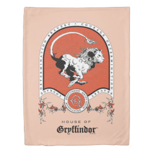HARRY POTTER™ Delicate Sketch GRYFFINDOR™ Crest Duvet Cover