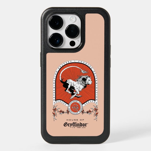 HARRY POTTER™ | Delicate Sketch GRYFFINDOR™ Crest Otterbox iPhone Case (Back)
