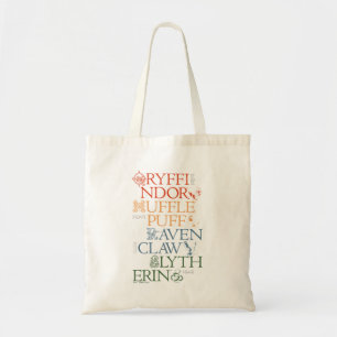 HARRY POTTER™ Delicate Sketch HOGWARTS™ Houses Tote Bag