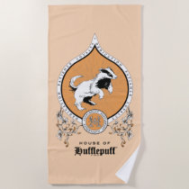 HARRY POTTER™ | Delicate Sketch HUFFLEPUFF™ Crest Beach Towel