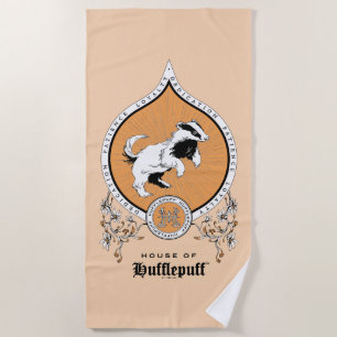 HARRY POTTER™ Delicate Sketch HUFFLEPUFF™ Crest Beach Towel