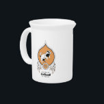 HARRY POTTER™ | Delicate Sketch HUFFLEPUFF™ Crest Beverage Pitcher<br><div class="desc">Check out this intricate HOGWARTS™ House mascot and traits graphic for HUFFLEPUFF™!</div>