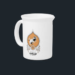 HARRY POTTER™ | Delicate Sketch HUFFLEPUFF™ Crest Beverage Pitcher<br><div class="desc">Check out this intricate HOGWARTS™ House mascot and traits graphic for HUFFLEPUFF™!</div>