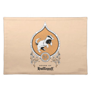 HARRY POTTER™   Delicate Sketch HUFFLEPUFF™ Crest Cloth Placemat