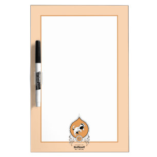 HARRY POTTER™   Delicate Sketch HUFFLEPUFF™ Crest Dry Erase Board