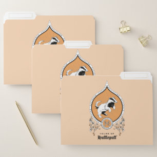 HARRY POTTER™ Delicate Sketch HUFFLEPUFF™ Crest File Folder