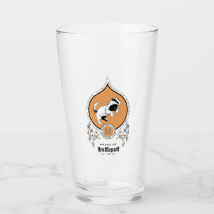 HARRY POTTER™ Delicate Sketch HUFFLEPUFF™ Crest Glass