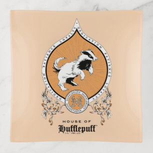 HARRY POTTER™ Delicate Sketch HUFFLEPUFF™ Crest Trinket Tray