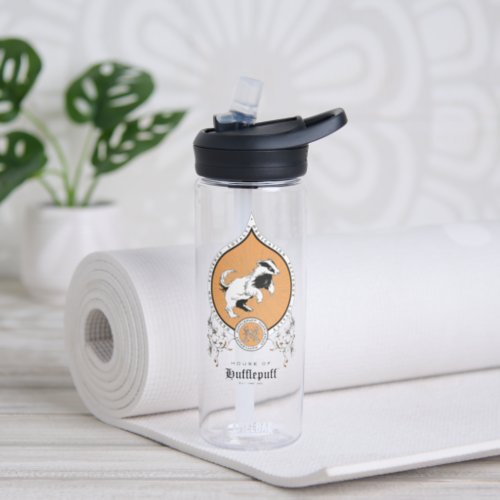 HARRY POTTER  Delicate Sketch HUFFLEPUFF Crest Water Bottle