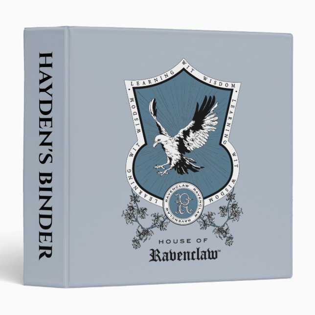 HARRY POTTER™ | Delicate Sketch RAVENCLAW™ Crest 3 Ring Binder (Front/Spine)