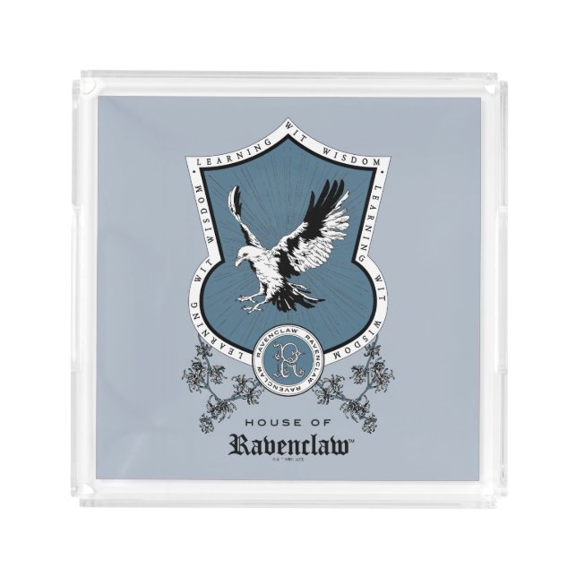 HARRY POTTER™ | Delicate Sketch RAVENCLAW™ Crest Acrylic Tray (Front)
