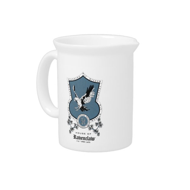 HARRY POTTER™ | Delicate Sketch RAVENCLAW™ Crest Beverage Pitcher (Left)