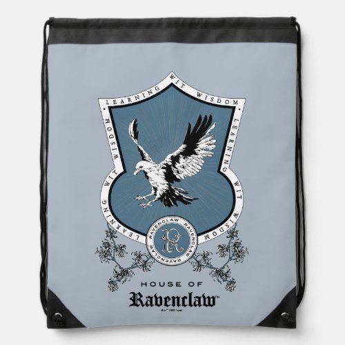 HARRY POTTER  Delicate Sketch RAVENCLAW Crest Drawstring Bag